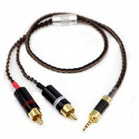 xssh rca cable hifi stereo 3 5mm to 2rca audio cable aux rca jack 3 5 y splitter for amplifiers extension cable wire cord