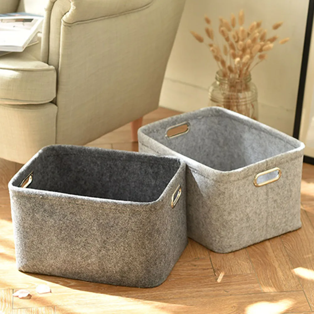 Войлок органайзер для белья одежда корзина ящик хранения ведро продвинутая