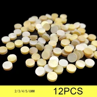 12pc gold mother of pearl guitar bass luthier dots fretboard tone points inlay fret side marker 23456mm jewellery making