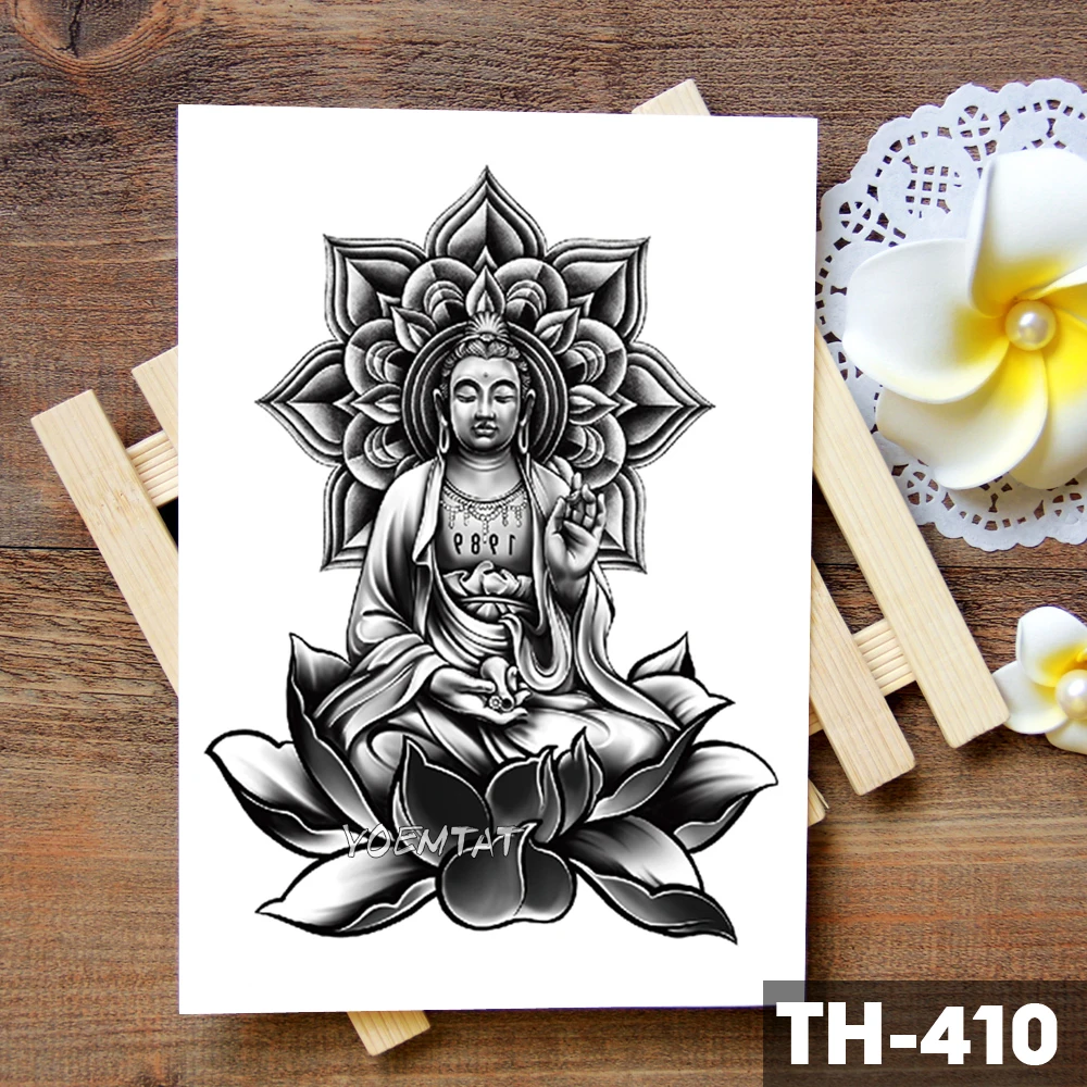 Водостойкая Временная тату наклейка с изображением боди арта|Временные тату| |