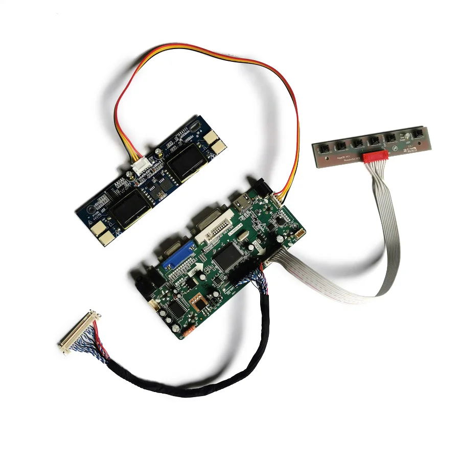 

Матрица 1920*1080 LVDS, 30 контактов, подходит для LM215WF1/LM215WF2/LM215WF3 M.NT68676, плата контроллера монитора, комплект «сделай сам», VGA DVI 4CCFL