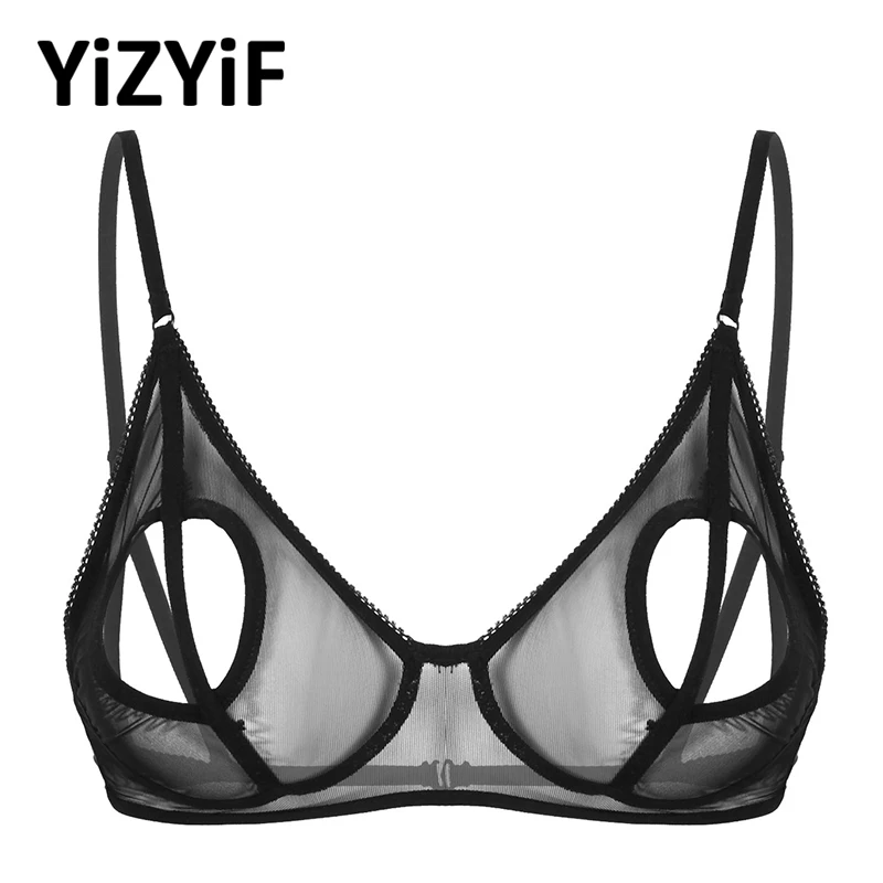 Для женщин сексуальный бюстгальтер близко расположены чашечки прозрачные