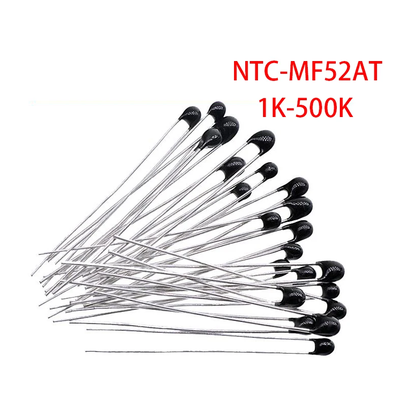 

500pcs MF52AT MF52 B 3950 NTC Thermistor Thermal Resistor 5% 1K 2K 3K 4.7K 5K 10K 20K 47K 50K 100K