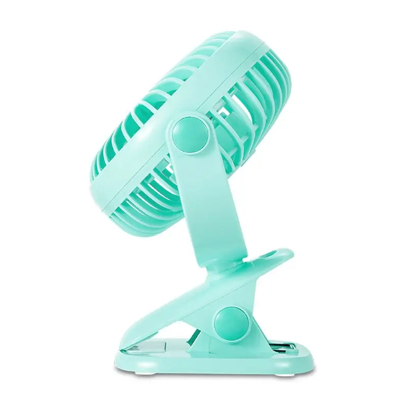 

360 Degree Rotate USB Desk Fan Air Cooling Clip Fan with 2 Speed for Baby Stroller Home Outdoor Camping Car Fan
