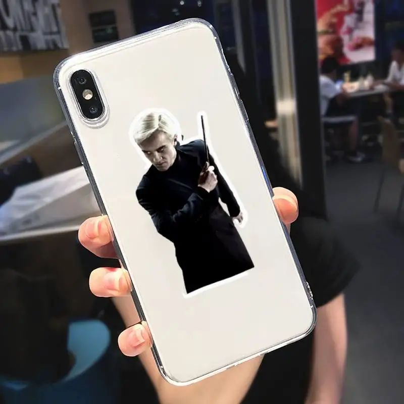 

Draco Malfoy article design Phone Case Transparent soft For iphone 5 6 7 8 11 12 s c se plus mini x xs xr pro max