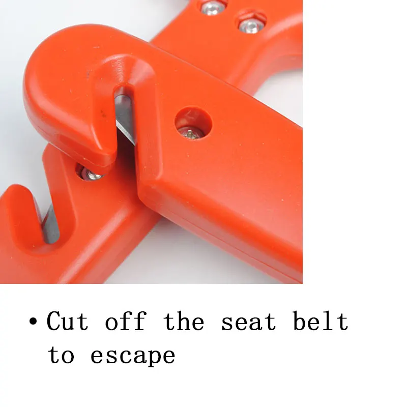 Автомобильный молоток безопасности аварийный для разбивания стекла и окон резак