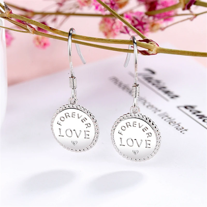 Простые классические тибетские серебряные круглые серьги подвески с монетами