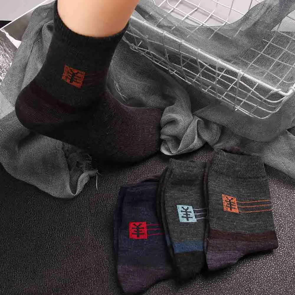 1 пара мужские шерстяные кашемировые носки Осень зима|cashmere socks mens|socks mencasual |