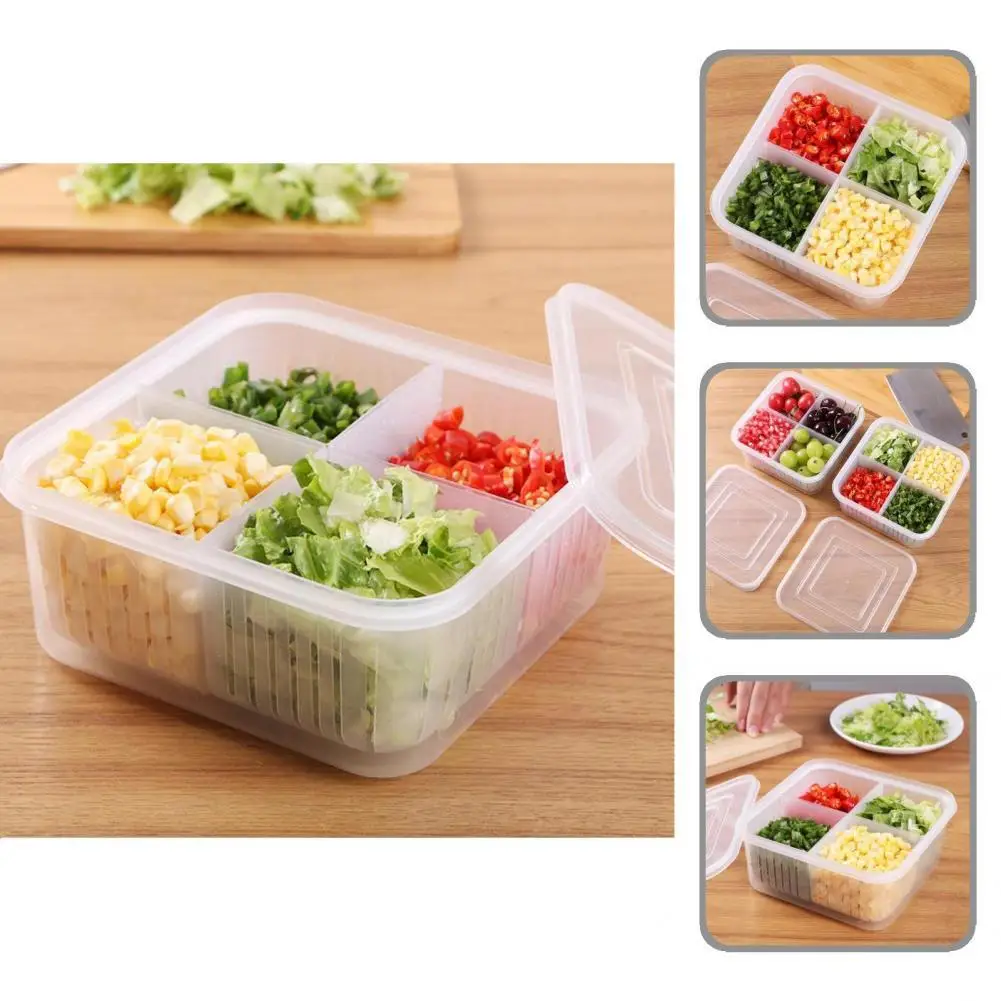 

Multifunctional Lightweight Stackable Space-saving Fruit Vegetables Container Box for Household