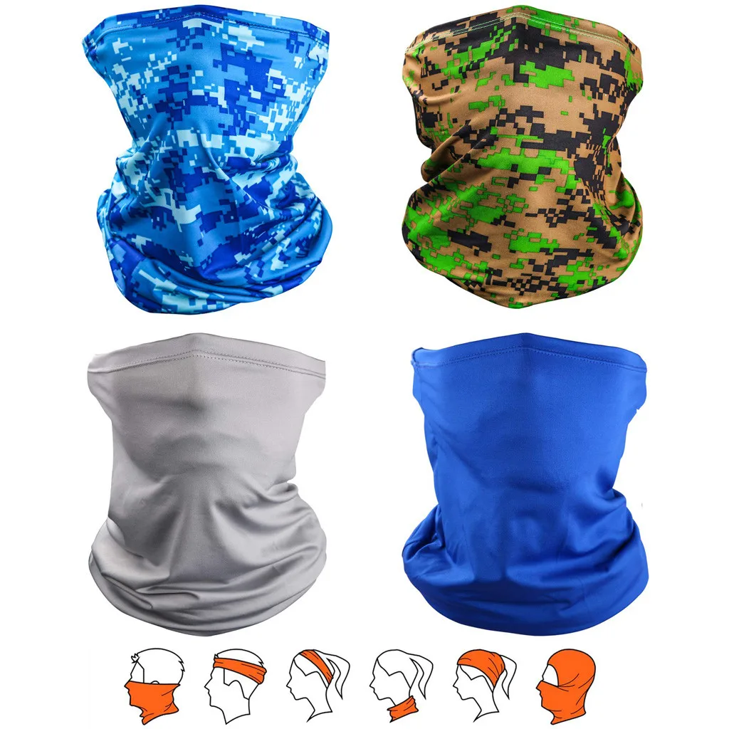 4 шт. карнавальный костюм для мотоциклистов женский и мужской с принтом шарф