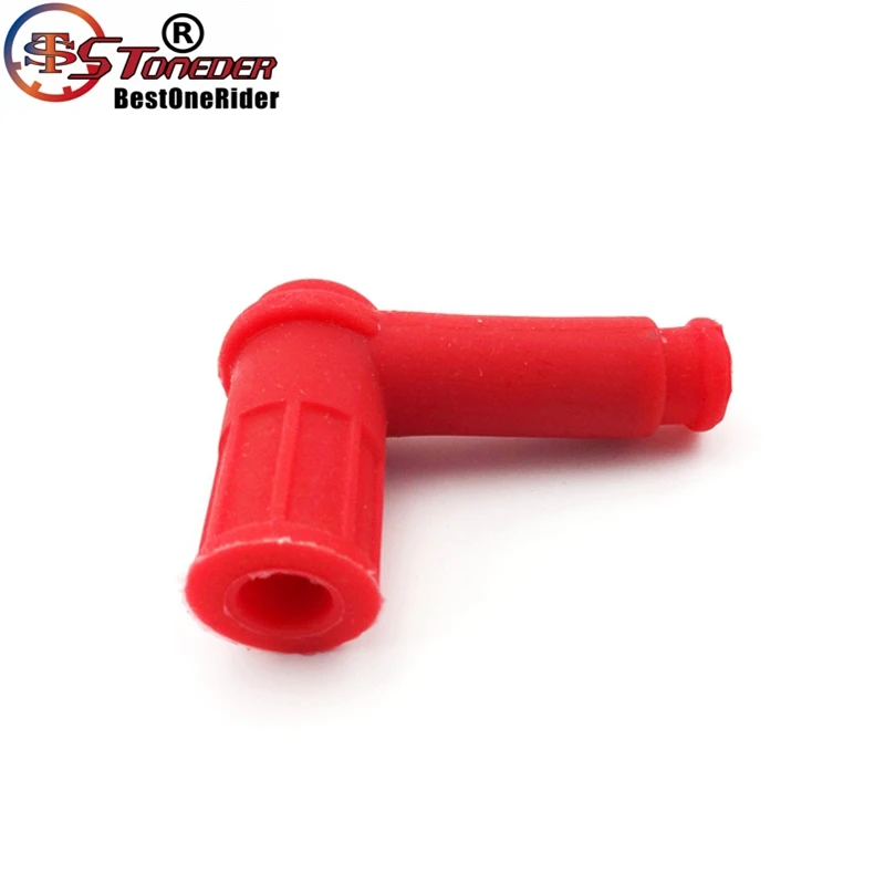 Красная свеча зажигания STONEDER крышка для 50 куб. См 70 90 110 125 140 150 160 квадроцикл багги