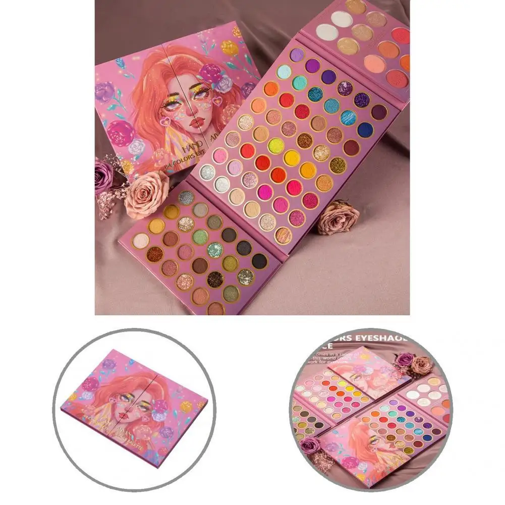 

Превосходная насыщенность, портативные стойкие пигментные тени для век без виньетирования, палитра теней для век, макияж для женщин