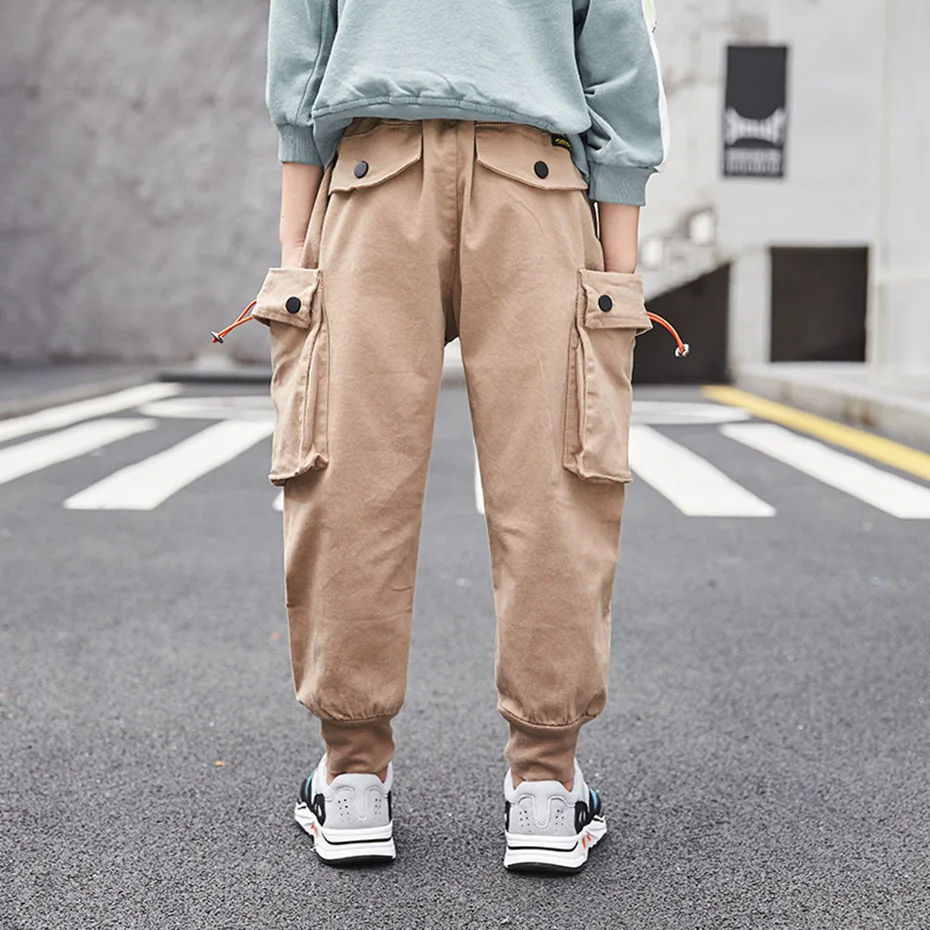 Штаны для мальчиков штаны с буквенным принтом длинные детские демисезонная