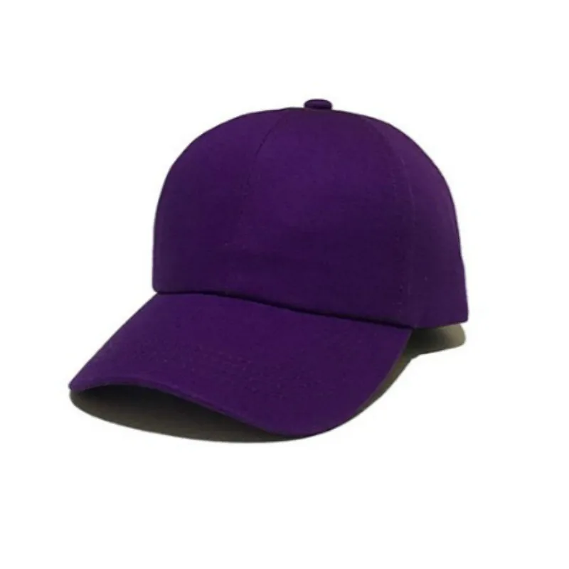 Высококачественная хлопковая бейсболка без рисунка в стиле хип хоп Регулируемая