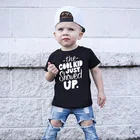 Летняя детская футболка, крутая детская модная футболка с принтом для малышей, с коротким рукавом, повседневные футболки для мальчиков и девочек, топы
