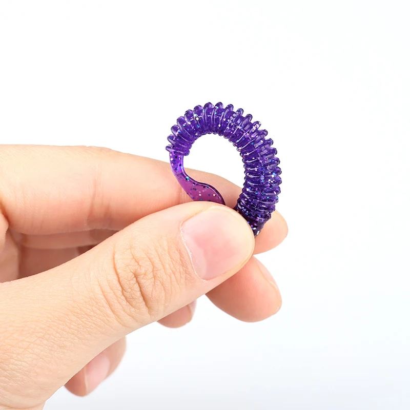 ARDEA soft fishing lure plastic 65mm 1.5g worm lure Attractive Shrimp odor salt Swivel Bass Fishing Tackle grub lure