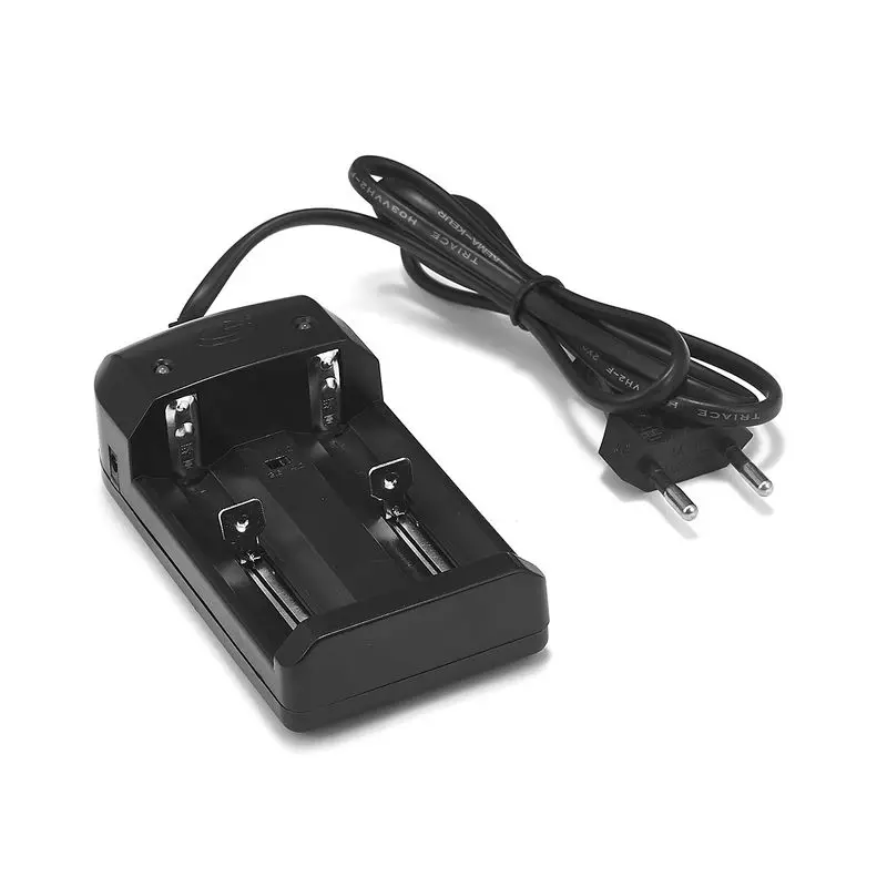 Универсальное двойное зарядное устройство 18650 в 4 2 AAA с европейской вилкой для 1