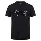 Крутая простая футболка с принтом таксы, собаки чихуахуа, собаки, мужская хлопковая Повседневная забавная футболка с коротким рукавом