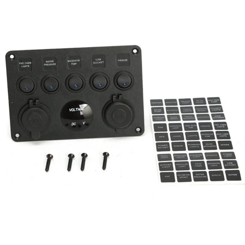 Зарядное устройство для прикуривателя Yacht Car Socket светодиодный вольтметр 12V power Dual