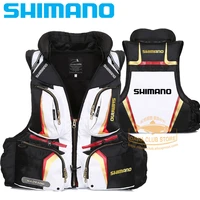 2021 shimano night reflected warning life vest multi function buoyancy 120kg outdoors swimming life jacket fishing life jacket