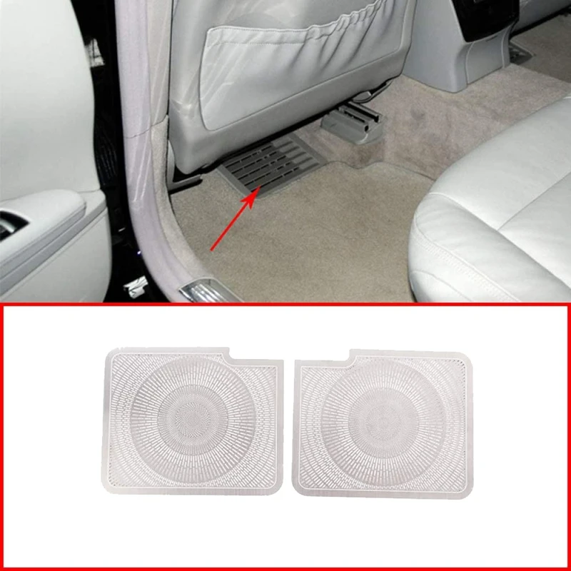 Car Stainless Steel Seat Under Air Outlet Frame Cover Trim for Mercedes-Benz S Class W221 2008-2012 | Автомобили и мотоциклы