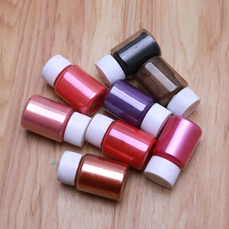 

32 Colors 10g Resin Colorant Powder Mica Pearlescent Pigments Kit Jewelry Making R2LE