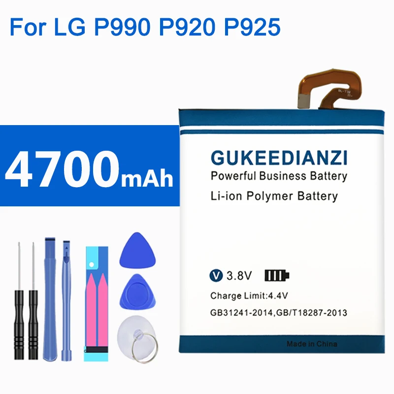 Аккумулятор GUKEEDIANZI BL T32 Real 4700mAh для LG G6 G600 H872 VS988 LS993 US997 мобильный телефон сменная