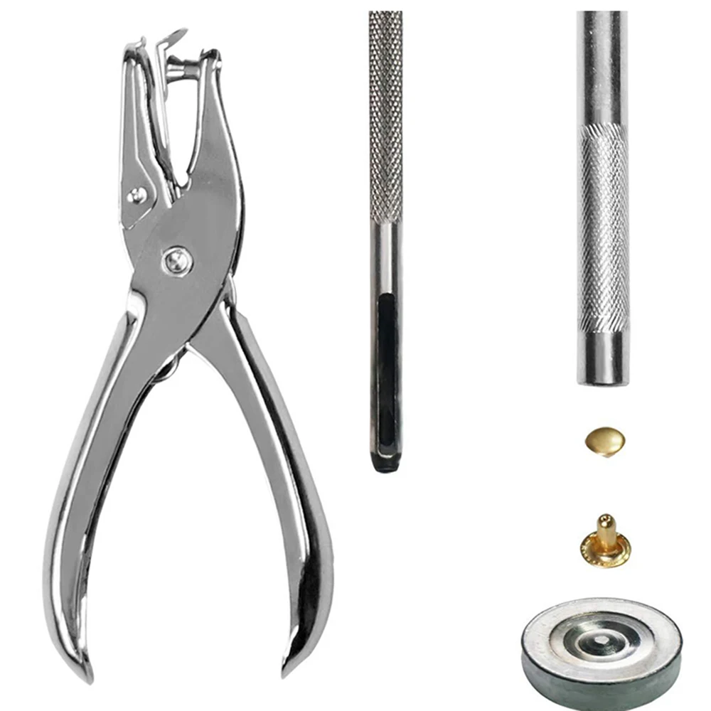 Лучшие 360 комплектов заклепок для кожи заклепки с двойной крышкой трубчатые