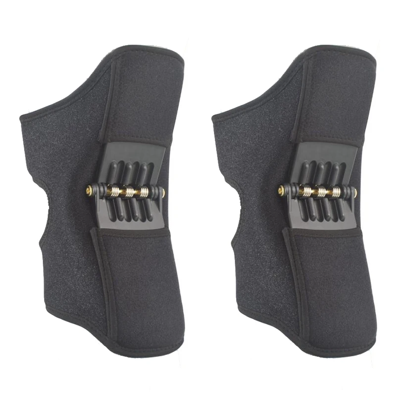 Обновленная версия пружинный наколенник для поднятия силы защита колена