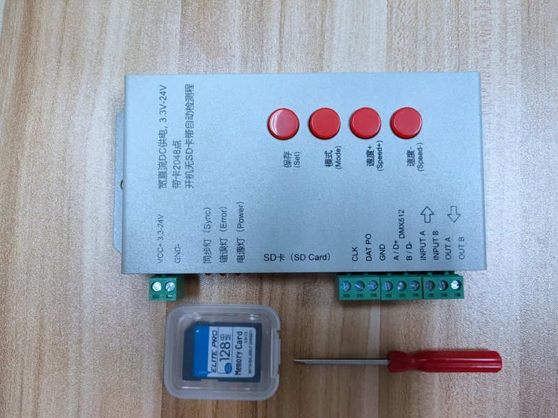 

T-1000s 2048 line lamp neon lamp digital lamp with light strip point light source magic color DMX512 controller