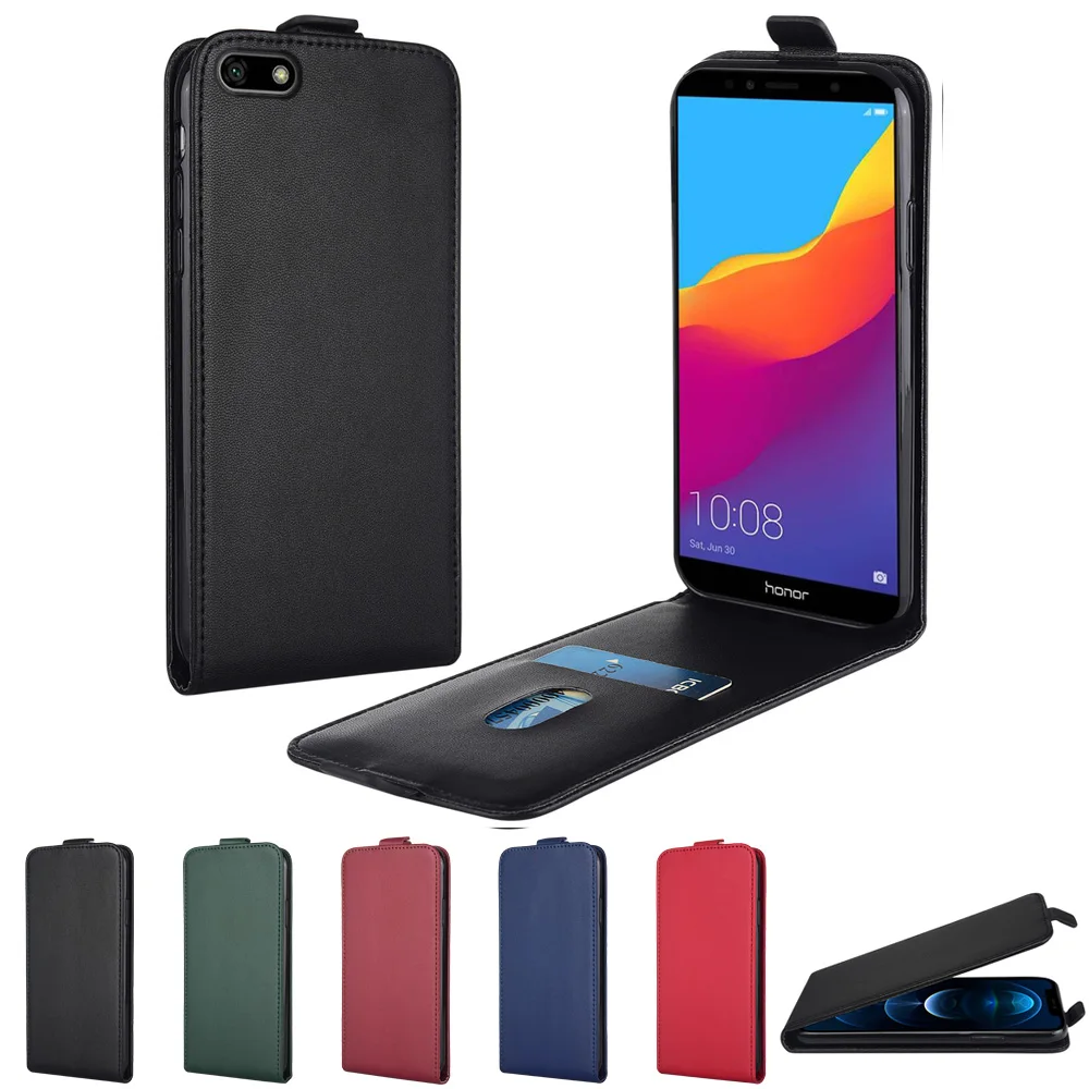 Кожаный чехол для Huawei Honor 7A 7C Pro Y3 Y5 Y6 2018 Y7 2017 флип-чехол Huwei P40 P30 P20 P10 P8 P9 Lite mini 2015 -