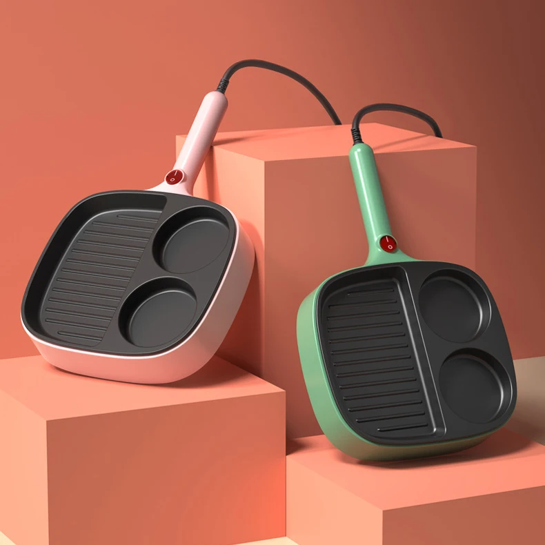 220 В электрическая сковорода многофункциональная антипригарная Бездымная для