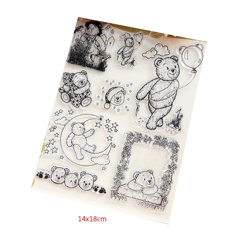 Прозрачная силиконовая печать для оформления фотоальбома DIY T1039 Cat|Штампики| |