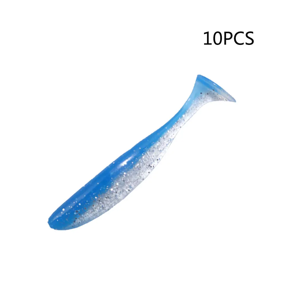 05 blue Hexakill 10 шт./лот Мягкая приманка 5 см/7 см/9 см резиновая приманка для рыбалки Shad Swimbaits силиконовая Приманка Мягкая приманка для окуня щуки - Цвет: 05 blue