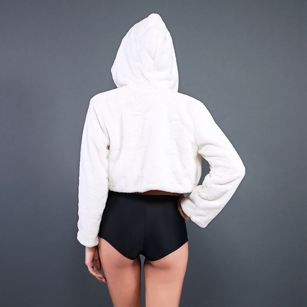 6XL светодиодный светильник пальто из искусственного меха Женская рождественская