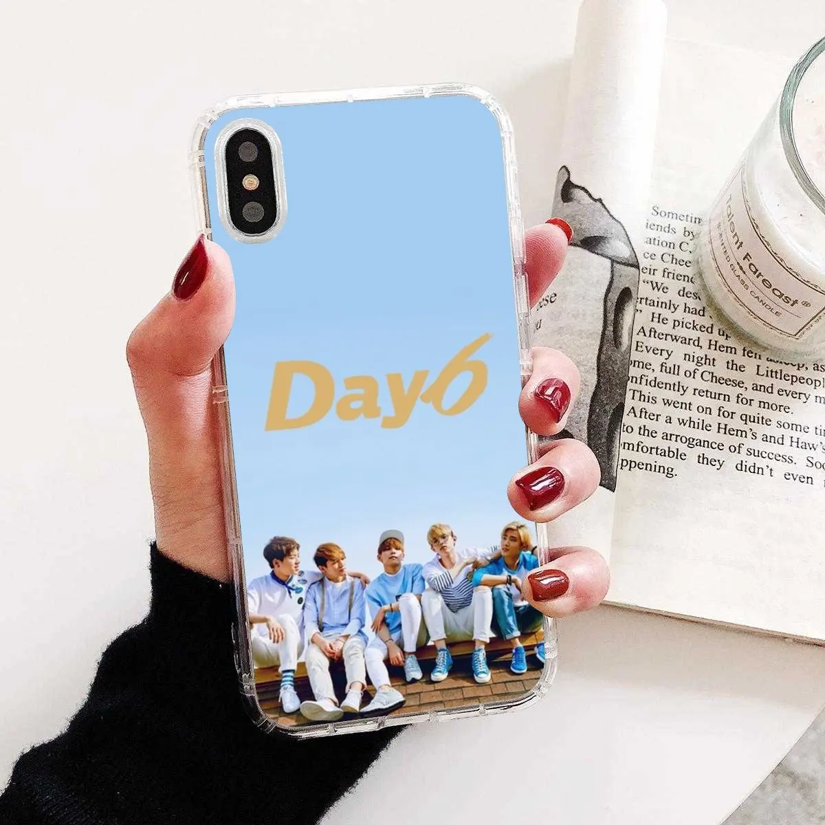Постер из силикона для телефона Huawei Nova 2 3 2i 3i Y6 Y7 Y9 Prime Pro GR3 GR5 2017 2018 2019 Y5II Y6II day6 kpop logo роскошный черный.