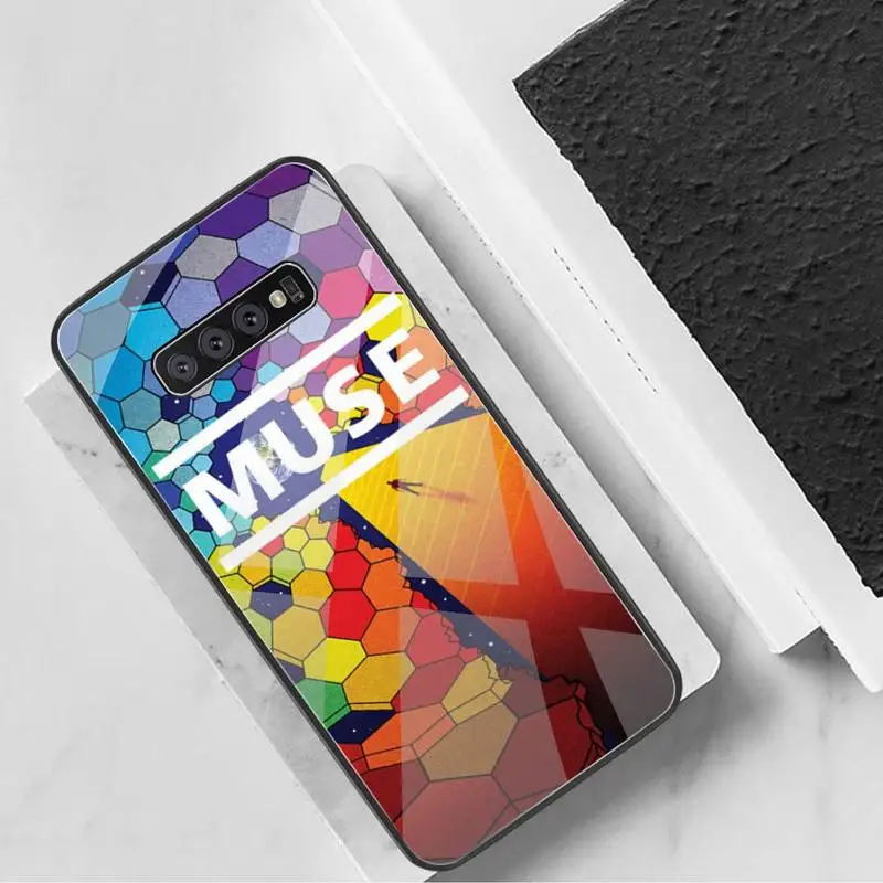 

Muse Band logo Phone Case Tempered Glass For Samsung S20 Plus S7 S8 S9 S10 Plus Note 8 9 10 Plus