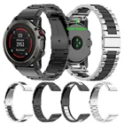 Ремешок для часов, 202226 мм, из нержавеющей стали, для Garmin Fenix 6X, 6S, 6, 5X, 5, 5S Plus, 3HR, легко устанавливается, металлический ремешок