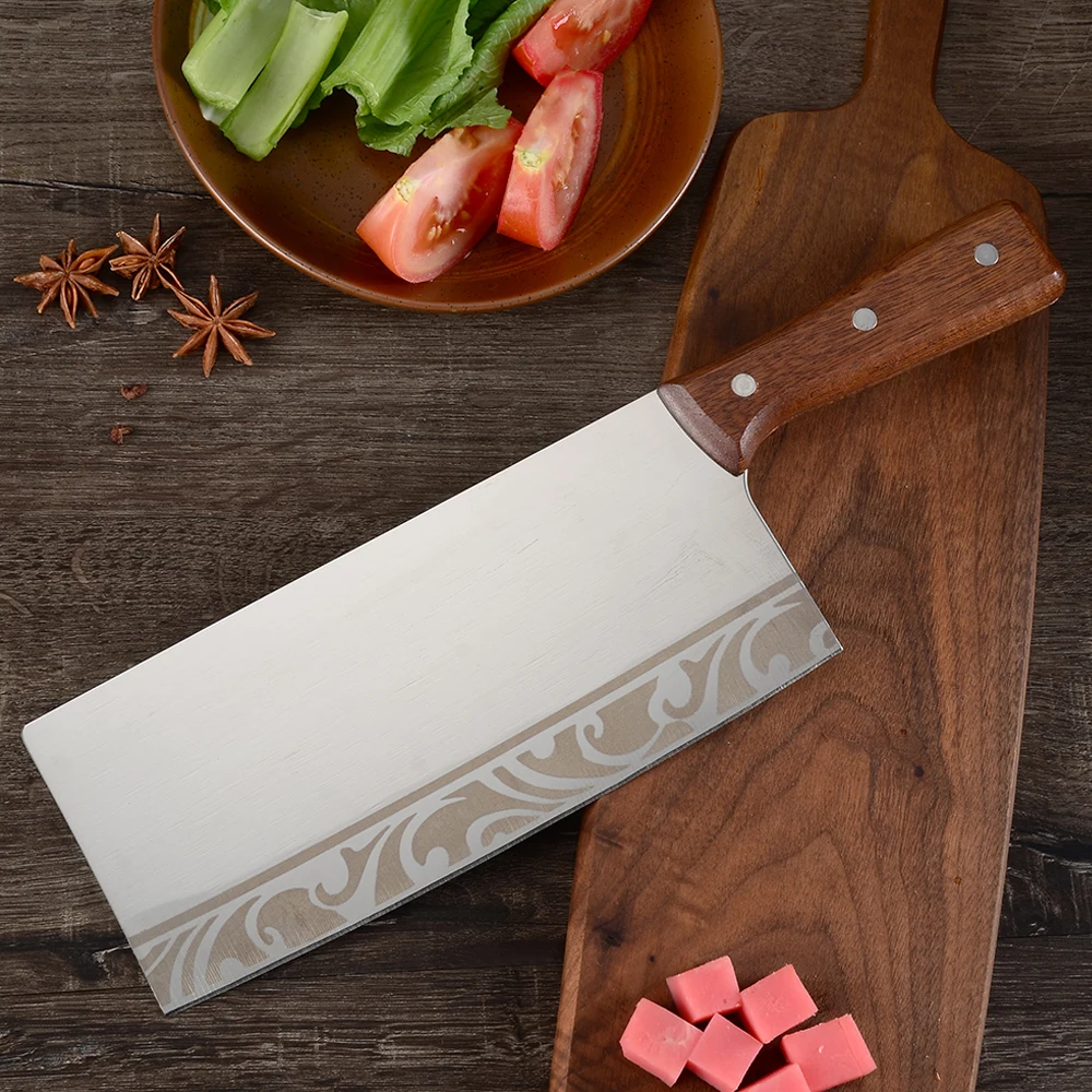 XYj кухонный нож для нарезки 8 дюймов ножи шеф повара из нержавеющей стали овощей с