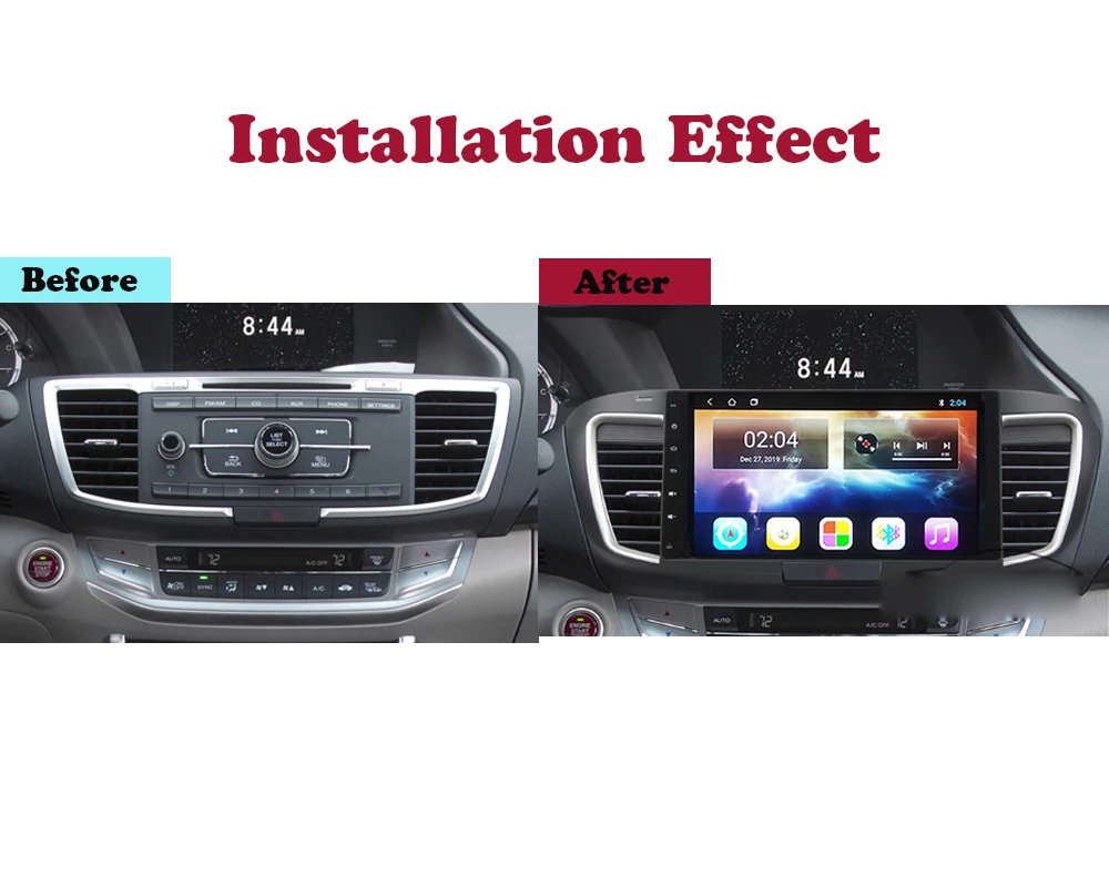 Android 9 0 IPS экран 10 1 дюймов Авторадио видеоплеер для Honda Accord 2006 2011 Автомобильный GPS