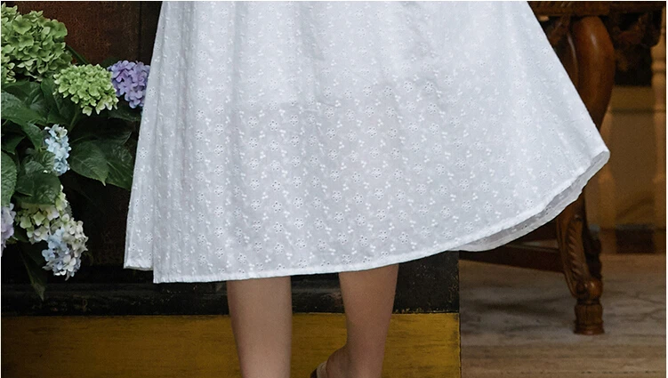 

2021 New Elegant Hollow Out Summer Dresses For Women Sleeveless High Waist Ruffle Solid Holiday Beach Dress Womens Clothing
