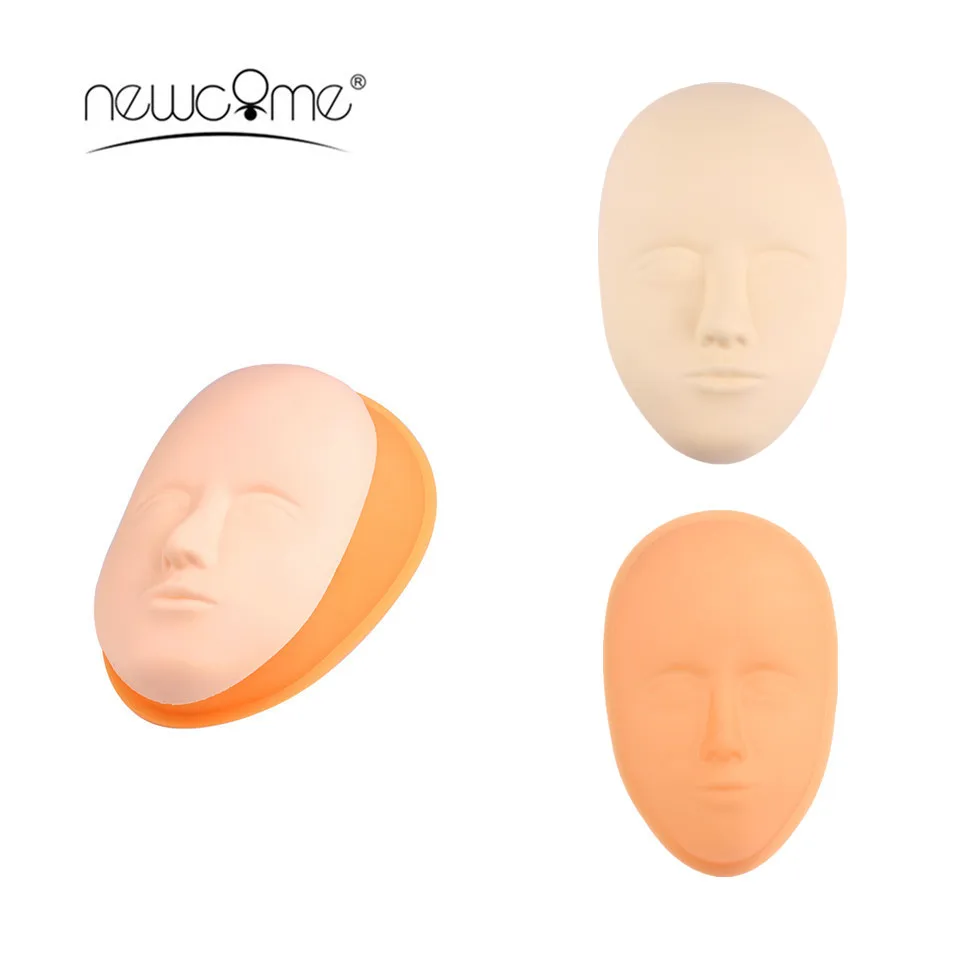 

Tattoo Training Silicone Skin Double Permanent Eyebrow Eyeliner Lip Training Mannequin Doll Face Head Mannequin Face Head Makeup