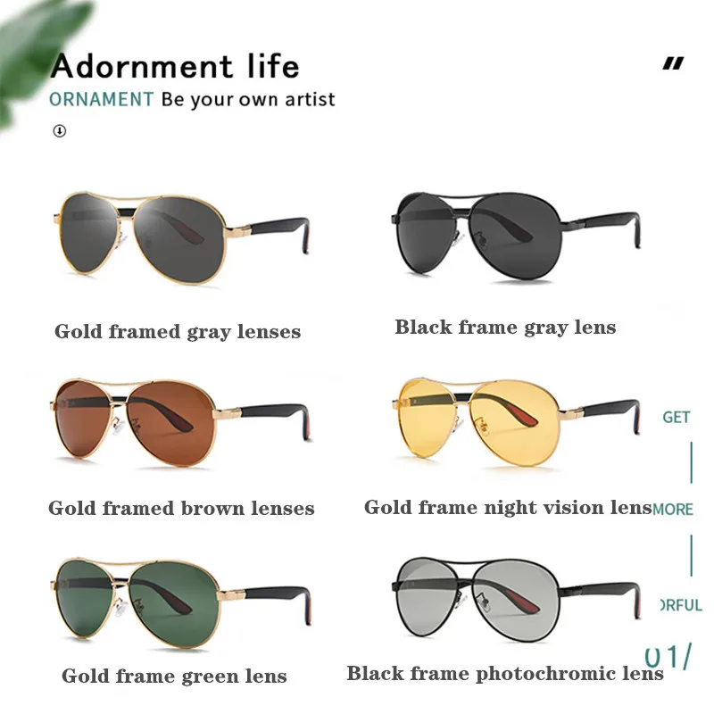 

KAIXING Oval Women Sunglasses Photochromic Polarized Sun Glasses For Men 2020 New Anti-glare Night Vision Driving Glasses UV400