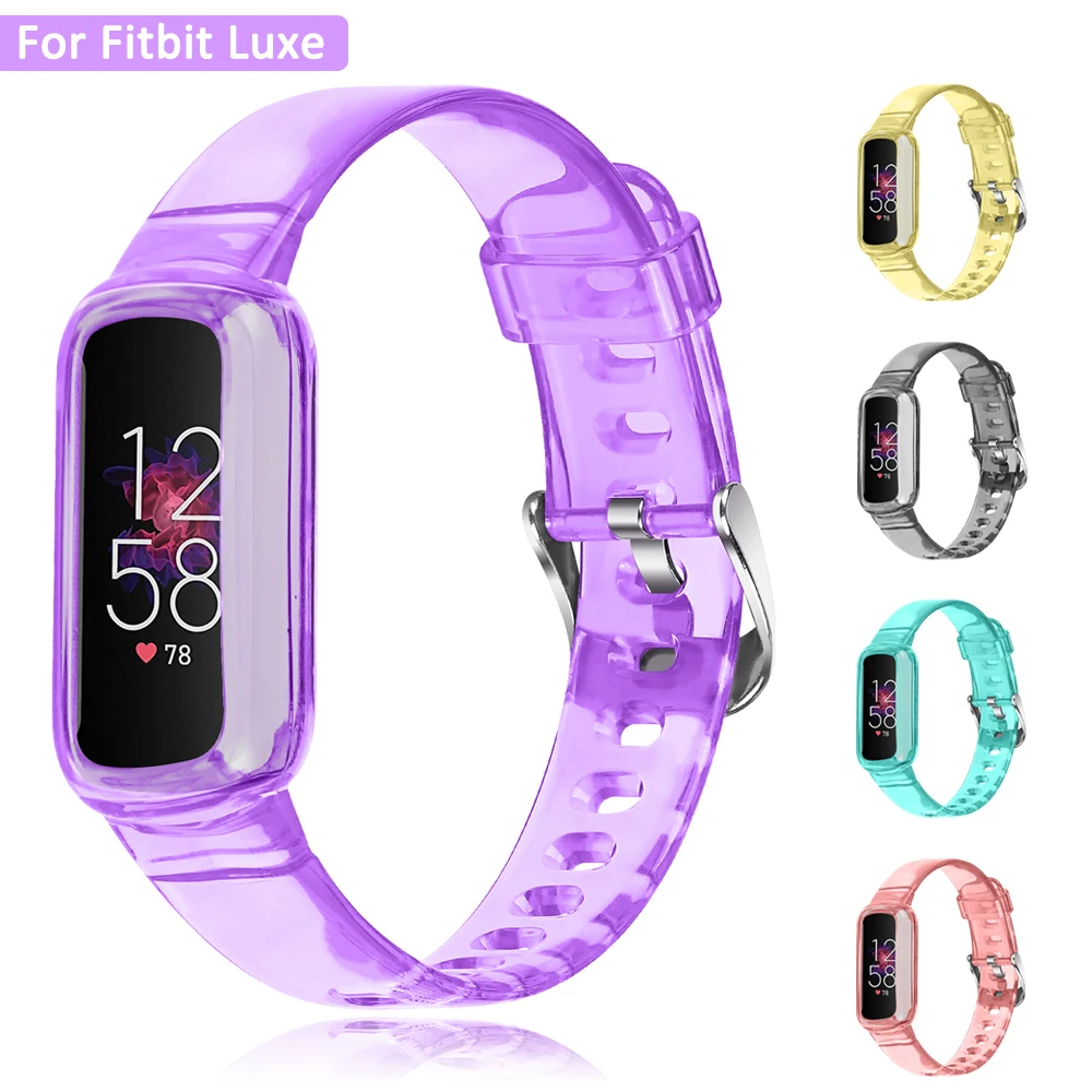 

Silicone Band for Fitbit Luxe Wrist Strap for Fitbit Luxe Soft Watchband Sports Bracelet Replacement Loop Accessorie
