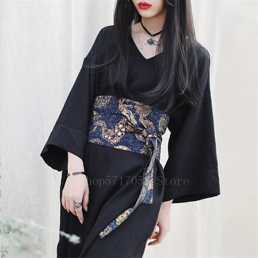 Платье кимоно с японским поясом хаори Оби юката винтажный поясной ремень