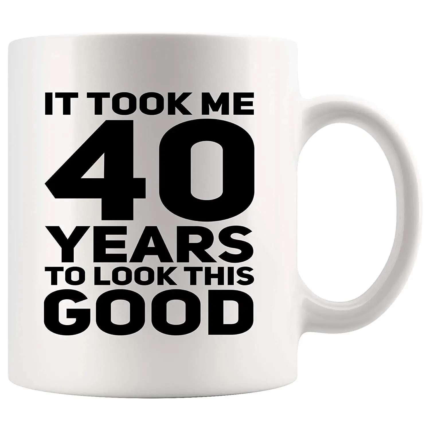 Рождественские подарки забавная кофейная кружка мне потребовалось 40 лет на то