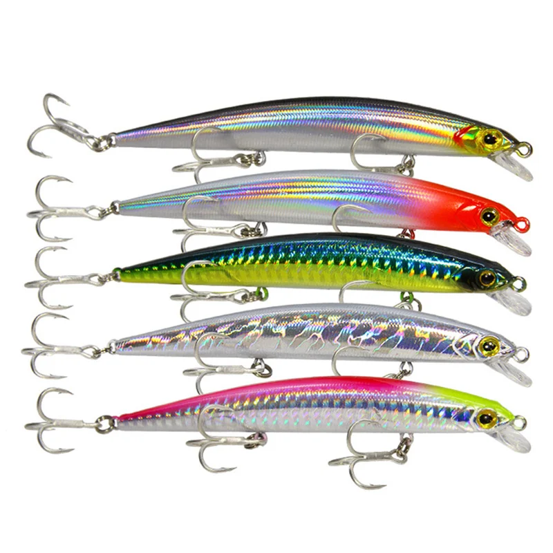 

5 Pieces Fishing Lure Mini Baits Weight 11G/11.5Cm Bass Fishing Artificial Fake Fish