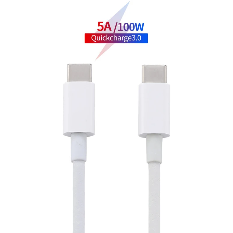 2m PD 100W USB C to USB C Charging Cable For 96W 87W 61W 13" 15" Macbook Pro