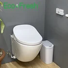 Умное сиденье для унитаза EcoFresh, электрическая крышка биде, Теплое Чистое сухое интеллектуальное, с массажем для детей, женщин, пожилых людей