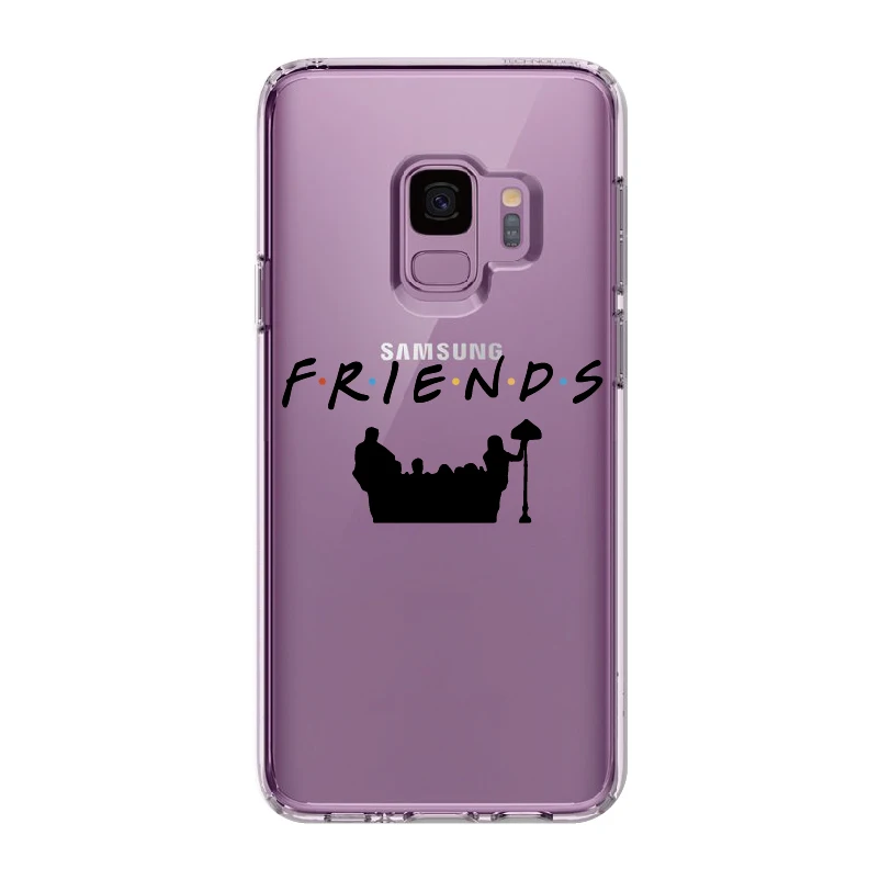 Забавный центральный чехол с надписью Friends TV Show для Samsung Galaxy Note 8 9 10 A7 A8 S8 S9 S10 S20 Plus